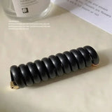 DAIIIBABYYY  -  Long Telephone Line Spiral Hair Bands Women Girls Fashion Elastic Rubber Band Ponytail Holder Hair Accessories Ornaments Rings
