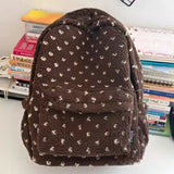 Daiiibabyyy  Women Fashion Fluffy Backpack Sweet Y2k Aesthetic All Match Schoolbags Casual High-capacity Backpacks for College Students