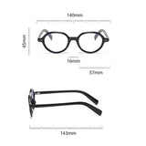 DAIIIBABYYY  -  Classic Small Frame Oval Optical Glasses Women Men Trend Luxury Brand Designer Computer Anti-Blue Light Eyeglasses Female Lentes
