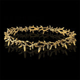 Daiiibabyyy  Crown of Thorns Party Hair Accessories Ancient Silver Jewelry Crowns for Women Head Band Bride Girls Tiaras Wedding Bridal Prom