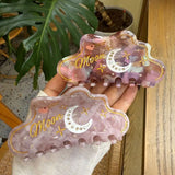 Daiiibabyyy  1pc New style of grasping clip with stars, moon, diamonds, simple and fashionable hair accessories, shark hair clip