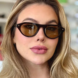 Daiiibabyyy  Retro Versatile Hot Girl Sunglasses Outdoor Fashion Driving Cross-Border Sunglasses
