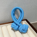 Daiiibabyyy  High Ponytail Rubber Bands Hair Band Elastic Head Rope For Women Korean Scrunchies Hair Tie Knotted Hair Ropes Hair Accessories