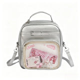 Daiiibabyyy  New Women Fashion Casual Backpack Preppy Style One Shoulder Crossbody Handbag Original Niche Design Girl Ulzzang Ita Bag