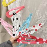 Daiiibabyyy  Funny Extra-large Hair Clips Polka Dot 3D Printed Cute Novelty Hairpin Curtain Clip Photography Props Oversized Hair Grip