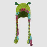 Daiiibabyyy  Y2k Wasteland Hippie Snail Hand-crocheted Autumn Winter Knitted Hat Cute Plush Ear Protectors Bomber Hats Women Skullies Beanies