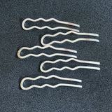 Daiiibabyyy  5pcs/set Metal U-Shaped French Hair Pin for Women Simple Hair Forks Alloy Hairpins Hair Clip Pins Hair Styling Tools Gifts