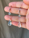 Daiiibabyyy  Ins Transparent Dewdrop Series Earrings Handmade Water Drop Tassel Earrings Fashion Personalized Jewelry for Women Holiday