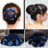 Daiiibabyyy  Hair Accessories Sweet For Girls Nurse For Women Dance Hair Net Hairgrips Cover Net Ponytail Holder Korean Bun Snood