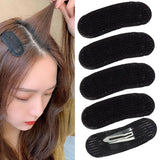 Daiiibabyyy  Set of Invisible Fluffy Hair Clips - Volumizing Hair Roots, DIY Styling, Easy to Use, Solid Color, Cute Oblong Shape - Perf