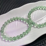 DAIIIBABYYY  -  8MM Natural Green Fluorite Bracelet Handmade Crystal Quartz Jewelry Stretch Bangle Children Birthday Gift 1PCS