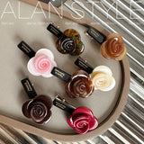 DAIIIBABYYY  -  4.5cm Long Korean Fashion Flower Hair Clips  Alligators for Girls and Women Hedawear Hair Accessories French Style