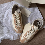 Daiiibabyyy  Sneakers Casual Sports Shoes for Women Lightweight Leather Breathable Shoes Women Flat White Tennis Shoes