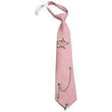 Daiiibabyyy  Simple Korean Style Star Tie Choker JK Long Necktie Academic Style Tassels Shirt Tie Daily