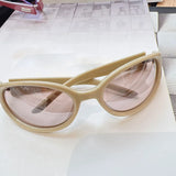 Daiiibabyyy  Punk Stylish Sunglasses Men New Y2K UV400 Protection Man Sunglasses Bicycling Hiking Windproof Women's Sun Glasses