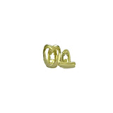 Daiiibabyyy  1Pcs Hip-Hop Hollowed-Out Heart-Shaped Horizontal Line Double-Set Braces a Cool And Shiny Gold Tooth Accessory For Daily Outings