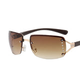 DAIIIBABYYY  -  New Frameless Decorative Diamond Sunglasses Women's Design Brand Luxury Sun Glasses Outdoor Leisure Eyewear UV400 Gafas De Sol