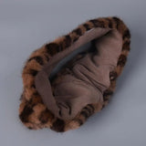 Daiiibabyyy  New Plush Headband Winter Warm Faux Fur Hairband Soft Elastic Hair Bands girls Fluffy Fur Coldproof Ear Warmer Warm Headbands