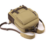 Daiiibabyyy  Canvas retro backpack, outdoor hiking, multifunctional, multi compartment, chest bag, side backpack