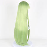 Daiiibabyyy  Green Big Long Straight High Quality Synthetic Wig Comic Character Cosplay Wig Comic Reality Show Wig