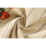 DAIIIBABYYY  -  Chic Dress for Women O-neck Sleeveless Patchwork A-line Dresses Striped Retro Korean Style Skirts Summer Trendy Female Clothing