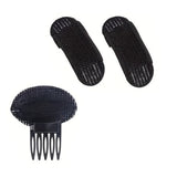 Daiiibabyyy  Set of Invisible Fluffy Hair Clips - Volumizing Hair Roots, DIY Styling, Easy to Use, Solid Color, Cute Oblong Shape - Perf