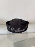 DAIIIBABYYY  -  New Niche Y2K Diamond-encrusted Alphabet Sailor Hat Women's Fashion Spring and Summer Temperament Flipped Brim Dome Beret