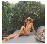 DAIIIBABYYY  -  Belt Strap Straw Sun Hat For Women Fashion Vacation Beach UV Hats Summer Wide Brim Travel Panama Hats Outdoor Wholesale