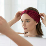 Daiiibabyyy  Vintage Lace Headband Fashion Scarf for Women Beach Travel Hair Accessories Stretchy Wide Band Hollow Out hair hoops