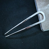 Daiiibabyyy  Metal Pearl Hairpins Metal U-Shaped Hair Clip Pins Vintage Long Thick French Pins Hair Sticks For Women Gifts