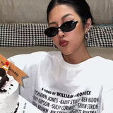 Daiiibabyyy  Fashion Style Women Sunglass Y2K Stylish Oval Shape Anti-reflective Sunglasses Women High Quality Sun Glasses for Men