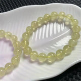DAIIIBABYYY  -  9.5MM Lemon Citrine Quartz Bracelet For Women Men Love Gift Crystal Beads Strands Jewelry Holiday Gift 1PCS