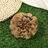 Daiiibabyyy  Flower Mesh Hair Claw Girls Pleated Ponytail Hair Crabs Hairpin Ladies Simple Sweet Beach Headwear Fashion Hair Accessories