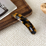 Daiiibabyyy  Hairpins Spring Clip Acetate Hair Clip for Women Elegant Exquisite Barrettes 1Pc Retro Leopard Fashion Hair Accessories Colorful