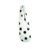 Daiiibabyyy  Funny Extra-large Hair Clips Polka Dot 3D Printed Curtain Clip Kawaii Style Strawberry Pattern Creative Side Clip