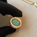 DAIIIBABYYY  -  New Arrival Trendy Blue Gemstone Silver Ladies Engagement Ring Jewelry For Women Gifts Hot Sell No Fade