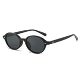 Daiiibabyyy  Retro Small Oval Sunglasses Women Men Rivets Shades Fashion Eyewear Luxury Sun Glasses UV400  Female