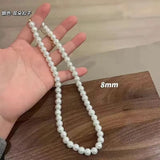 Daiiibabyyy  Retro double-layer pearl necklace light luxury literary niche design high-end sense pendant collarbone high-end neck chain