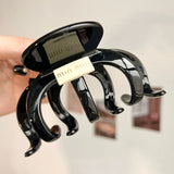 DAIIIBABYYY  -  Large Crab Hair Claw Clips Women Girls Plastic Acrylic Ponytail Holder Hair Clamps Barrettes Hairpins Hair Accessories Fashion