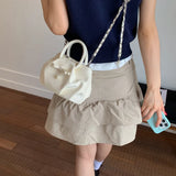 Daiiibabyyy  Women's New Handbags Pearl Solid Color Fashionable Simple Versatile Sweet Cute Korean Crossbody Bags Luxury Brand Shoulder Bags