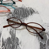 DAIIIBABYYY  -  Retro Blue Green Oval Small Frame Glasses Frame Women's Anti Blue Light Glasses New Fashion Y2K Style Eyeglasses Frame