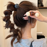 DAIIIBABYYY  -  Cute Braid Rubber Bands for Women Girls Telephone Wire Hair Ties Spiral Spool Headbands Ponytail Girls Hair Accessories