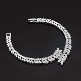 DAIIIBABYYY  -  New 4-piece Bridal Wedding Set with Cubic Zirconia, Suitable for Women's Wedding Party Wedding Accessories in Saudi Arabia