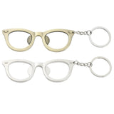 DAIIIBABYYY  -  Portable Bottle Opener Creative Metal Glasses Shape Corkscrew Keychain Keyring Ornaments Beer Opener Ring Bar Tools