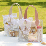 Daiiibabyyy Daisy Transparent Candy Bags Flower Packaging Bag For Wedding Birthday Party Diy Gifts Wrapping Supplies Camping Daily Bag