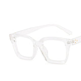 Daiiibabyyy  Fashion Glasses Frame Women Men Anti Blue Light Eyegalsses Vintage Square Computer Optical Concave Eyewear Female