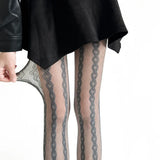 Daiiibabyyy  Sexy Slim Y2k Body Stockings Pantyhose Women Lingerie Women Tights Hollow Out Sexy Lace Mesh Fishnet Stockings Pantyhoses Tights