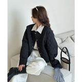 DAIIIBABYYY  -  Thin and Light Down Jacket Women Coat Fashion American Streetwear Collar Duck Down Feather Female Winter Short Outwear Cotton