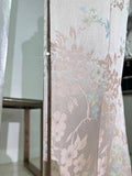 DAIIIBABYYY  -  Retro Cheongsam Slit Sexy Chinese Style Pink Qipao Dress Female Elegant Daily Dresses Costume