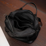 Daiiibabyyy  Large capacity retro style soft women's backpack, convertible shoulder bag, perfect for commuting and travel